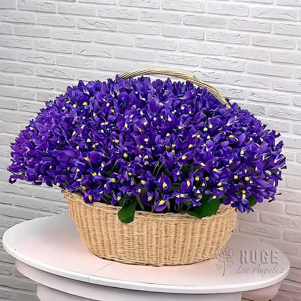 Lavender Iris Dream Basket