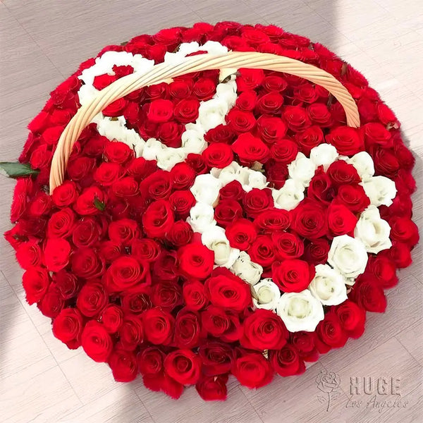 Grand Celebration Roses Basket