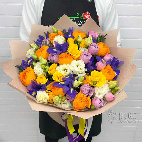 Vibrant Ranunculus Mixed Bouquet