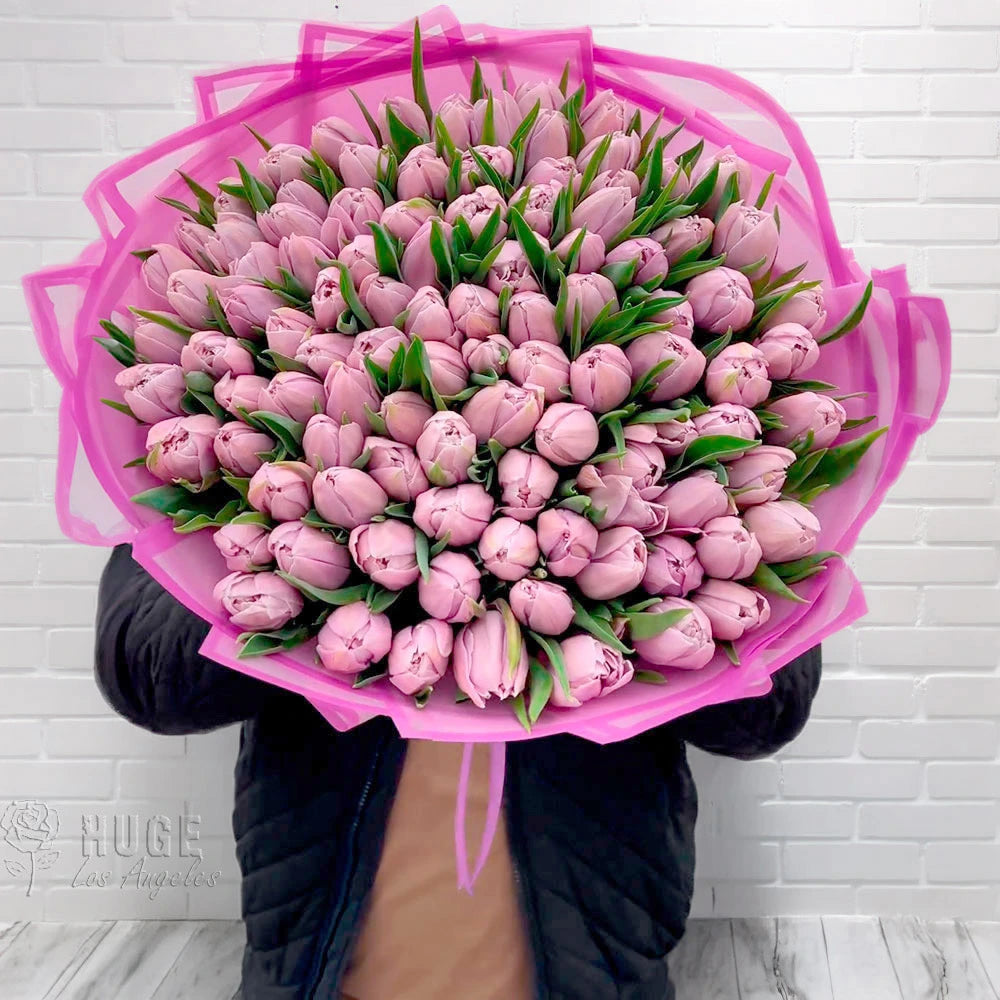 120 Tulips Lavender Elegance