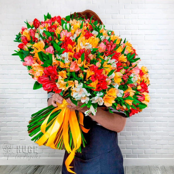 Bouquet of 200 Alstroemeria Extravaganza