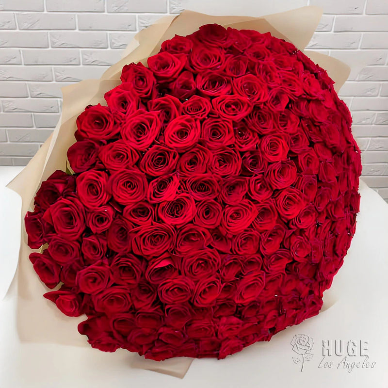 Bouquet of 200 Red Roses "Crimson Embrace"