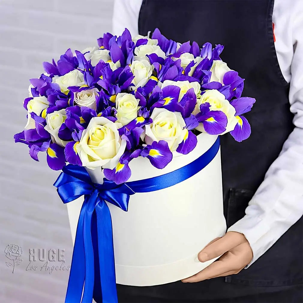 Royal Elegance Iris & Rose Box