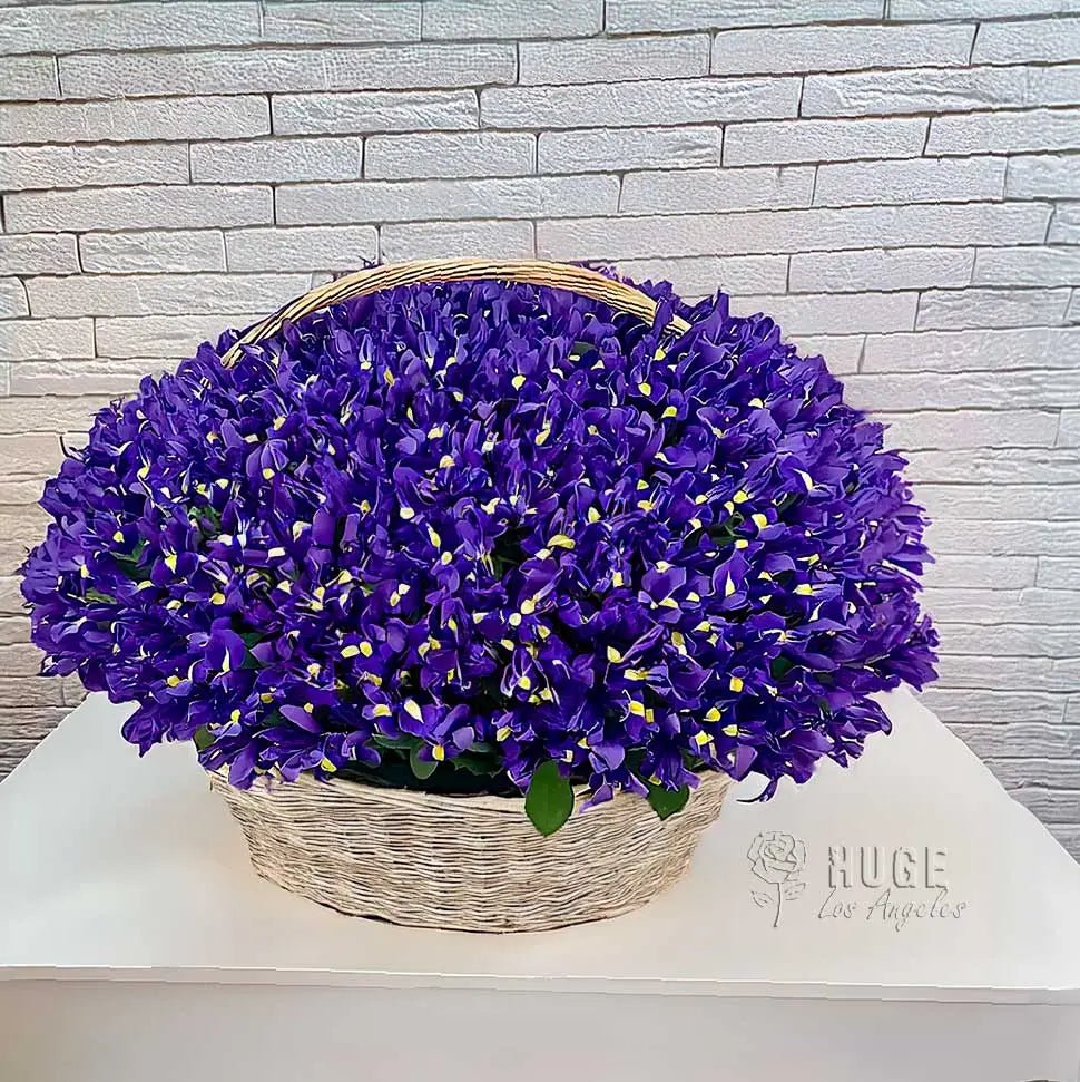 Lavender Iris Dream Basket