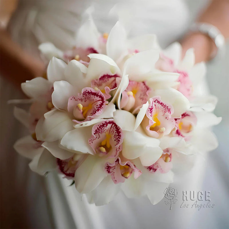 White Orchid Wedding Bouquet