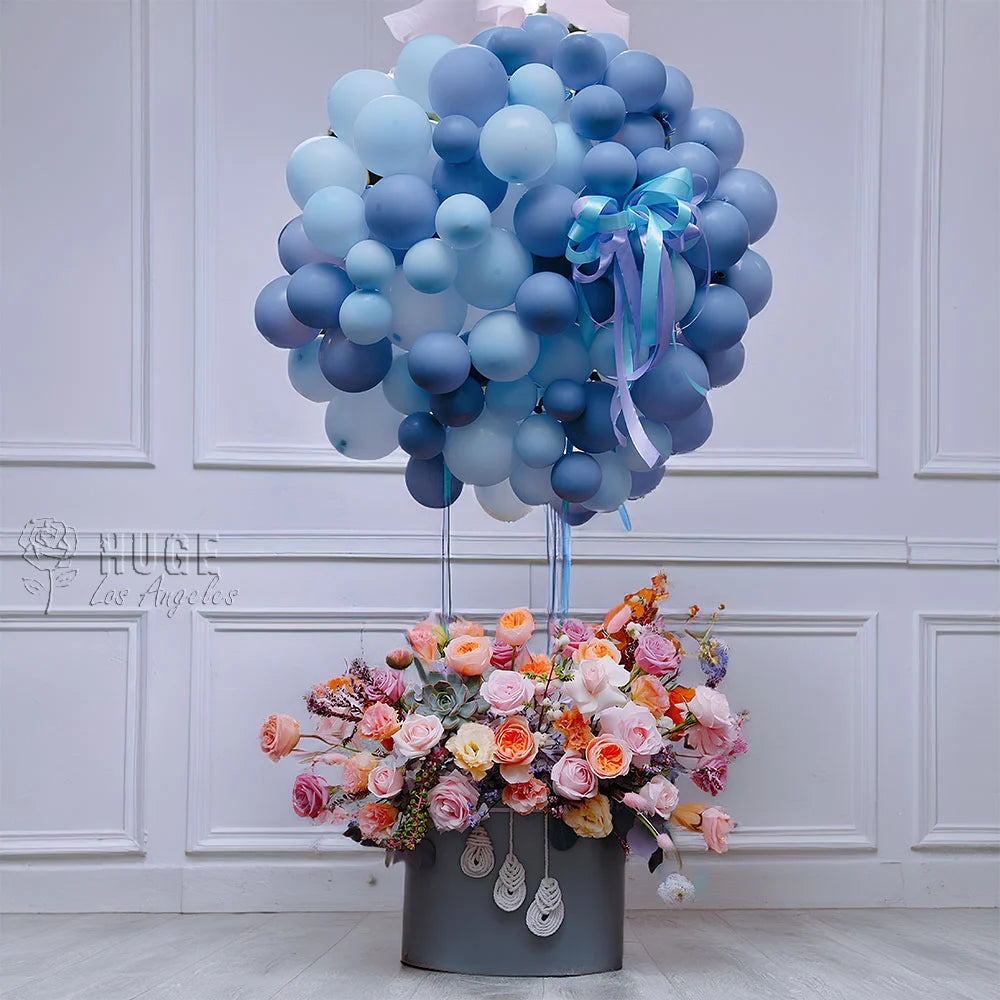 Balloon Bliss Floral Arrangement