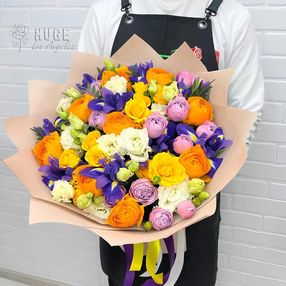 Vibrant Ranunculus Mixed Bouquet