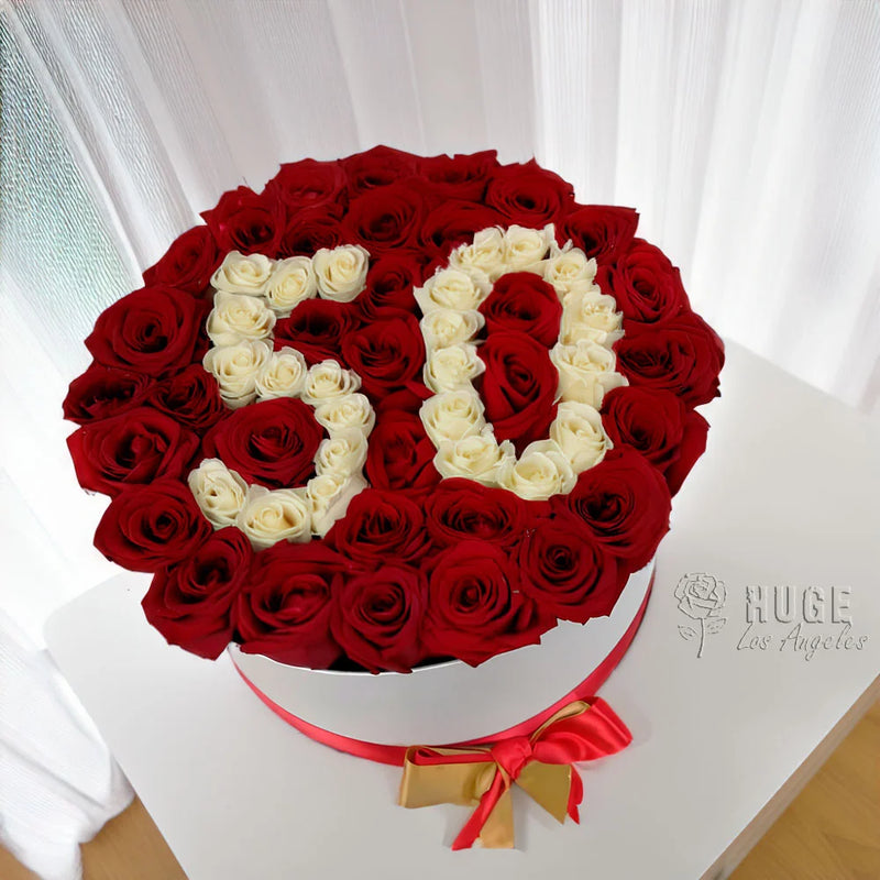 Classic 50th Celebration Roses Box