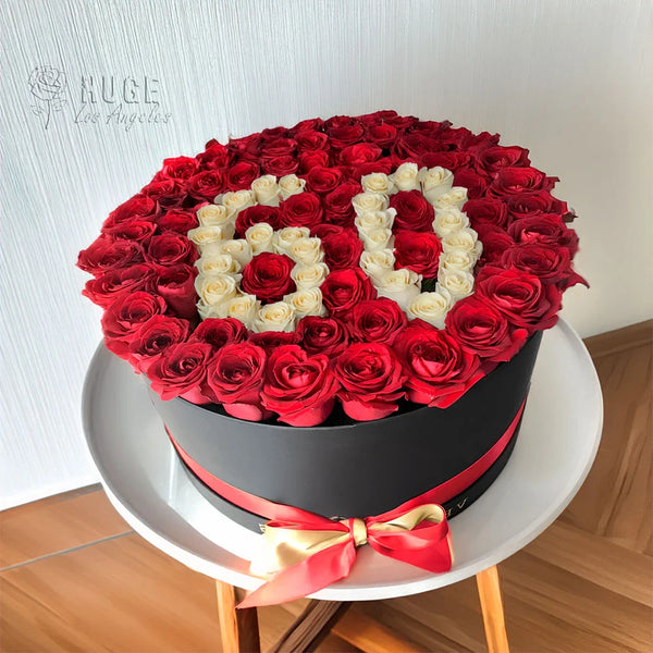 60th Celebration Roses Box