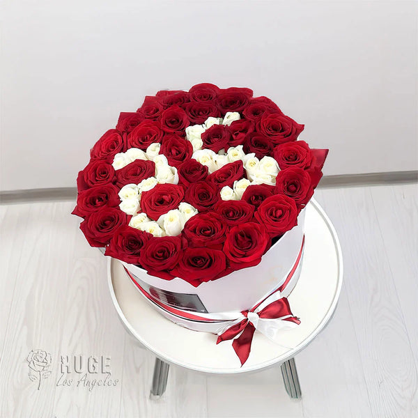 Elegant 25th Love Roses Box