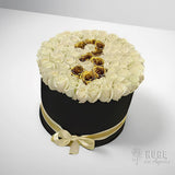 50 Red Roses Hatbox | Eternal Love