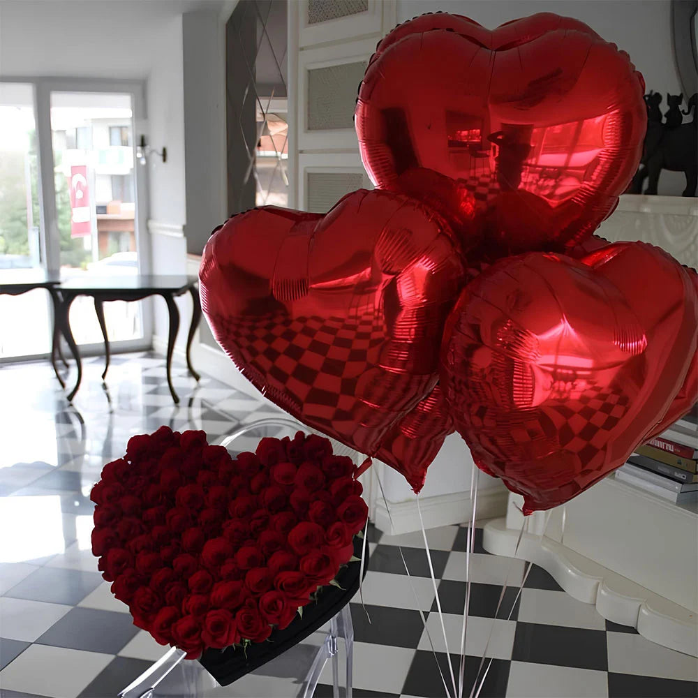 Red Hearts For Love Set