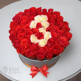 50 Red Roses Hatbox | Eternal Love