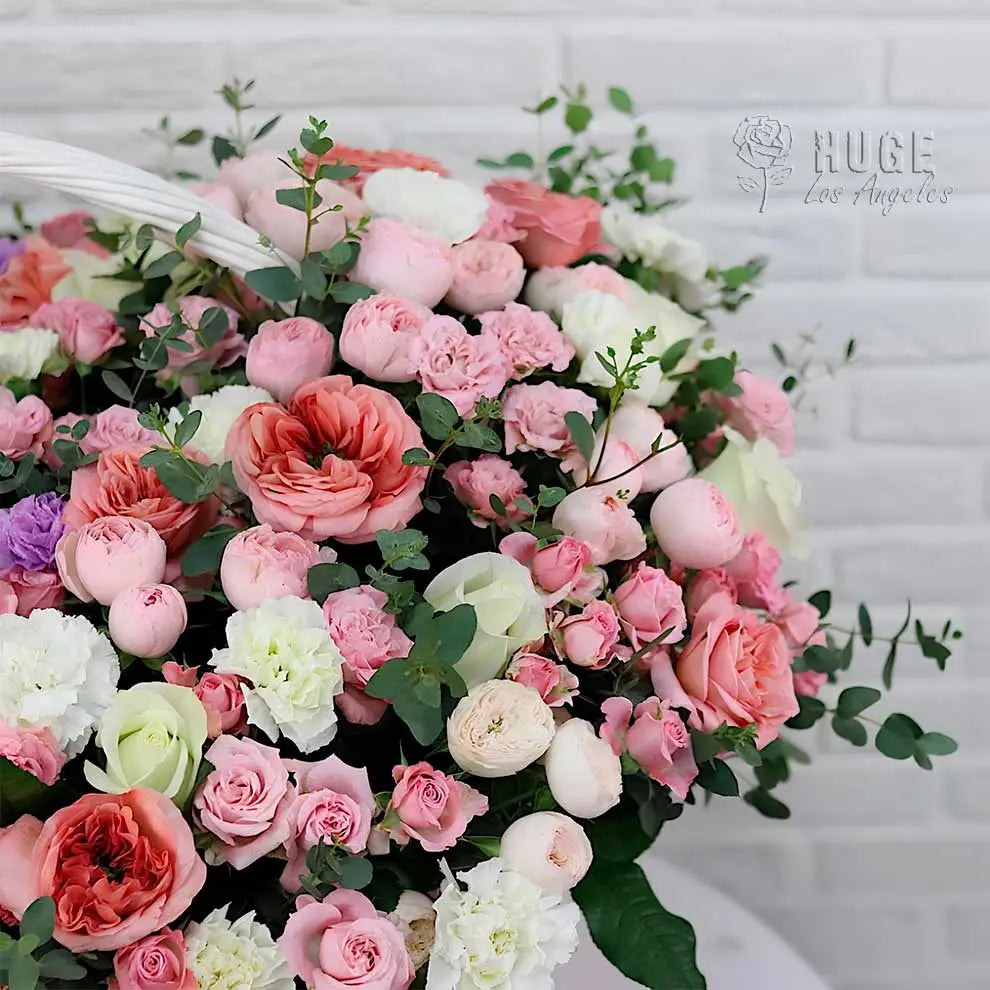 Garden Bliss Floral Basket