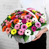 Vibrant Gerbera Basket