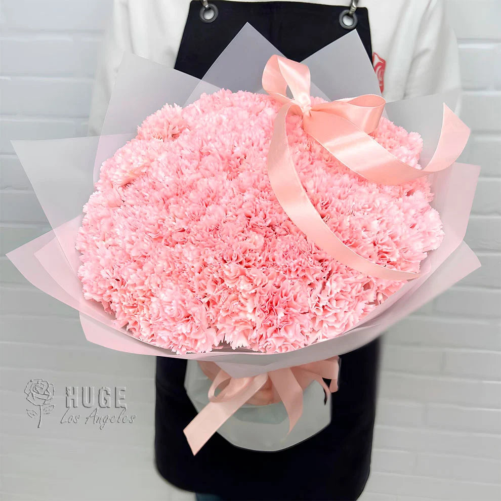 Elegant Carnation Bouquet (Color Optional)