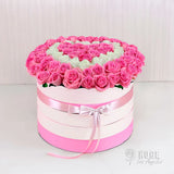 Pastel Rose Elegance Hatbox