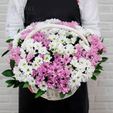 Cheerful Chrysanthemum Basket