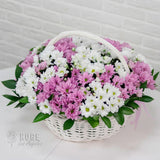 Cheerful Chrysanthemum Basket