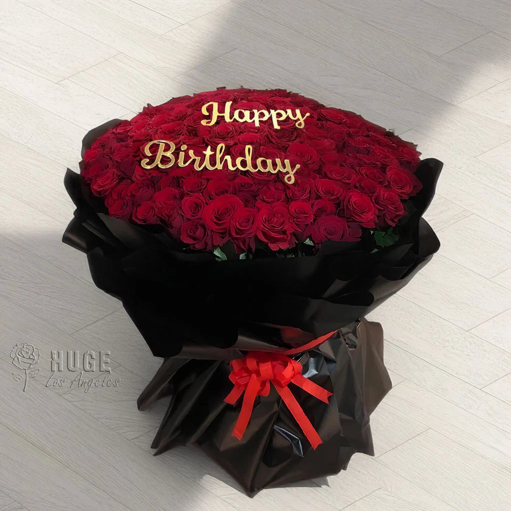 Birthday Red Roses Extravaganza