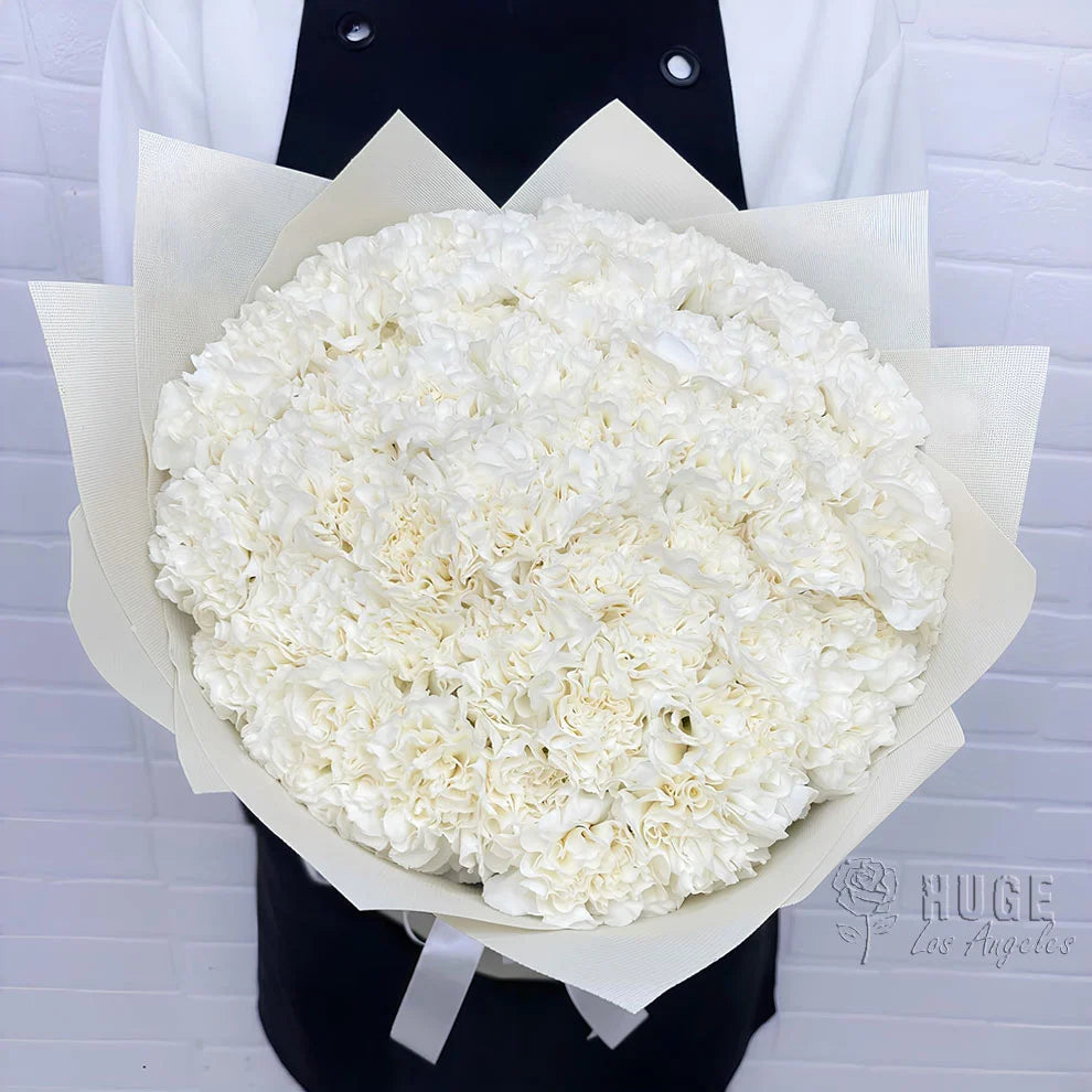 Elegant Carnation Bouquet (Color Optional)