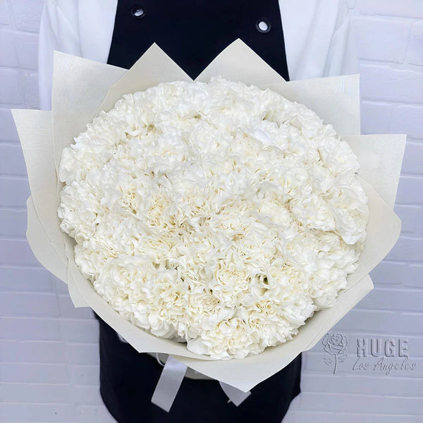 Elegant Carnation Bouquet (Color Optional)